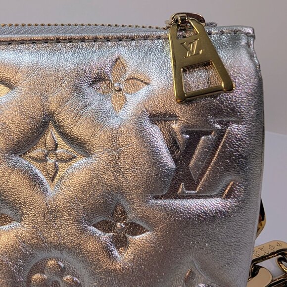 Louis Vuitton Iridescent Sequin and Silver Monogram Empreinte Bag - Picture 10 of 16